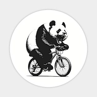 Cycling Panda Magnet